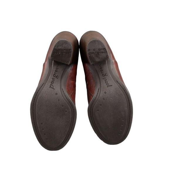 Paul Green Shoes Womens 7.5 Booties Stella Stacked Heel Fashion Leather Classic - Picture 12 of 16